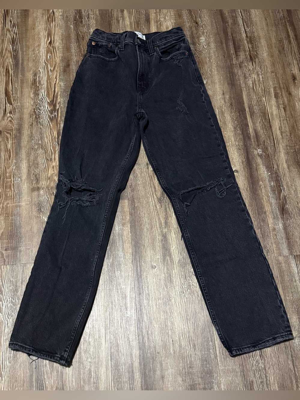 Abercrombie & Fitch 90s Straight Jeans Women's 00s/24 Curve Love Ultra High Rise